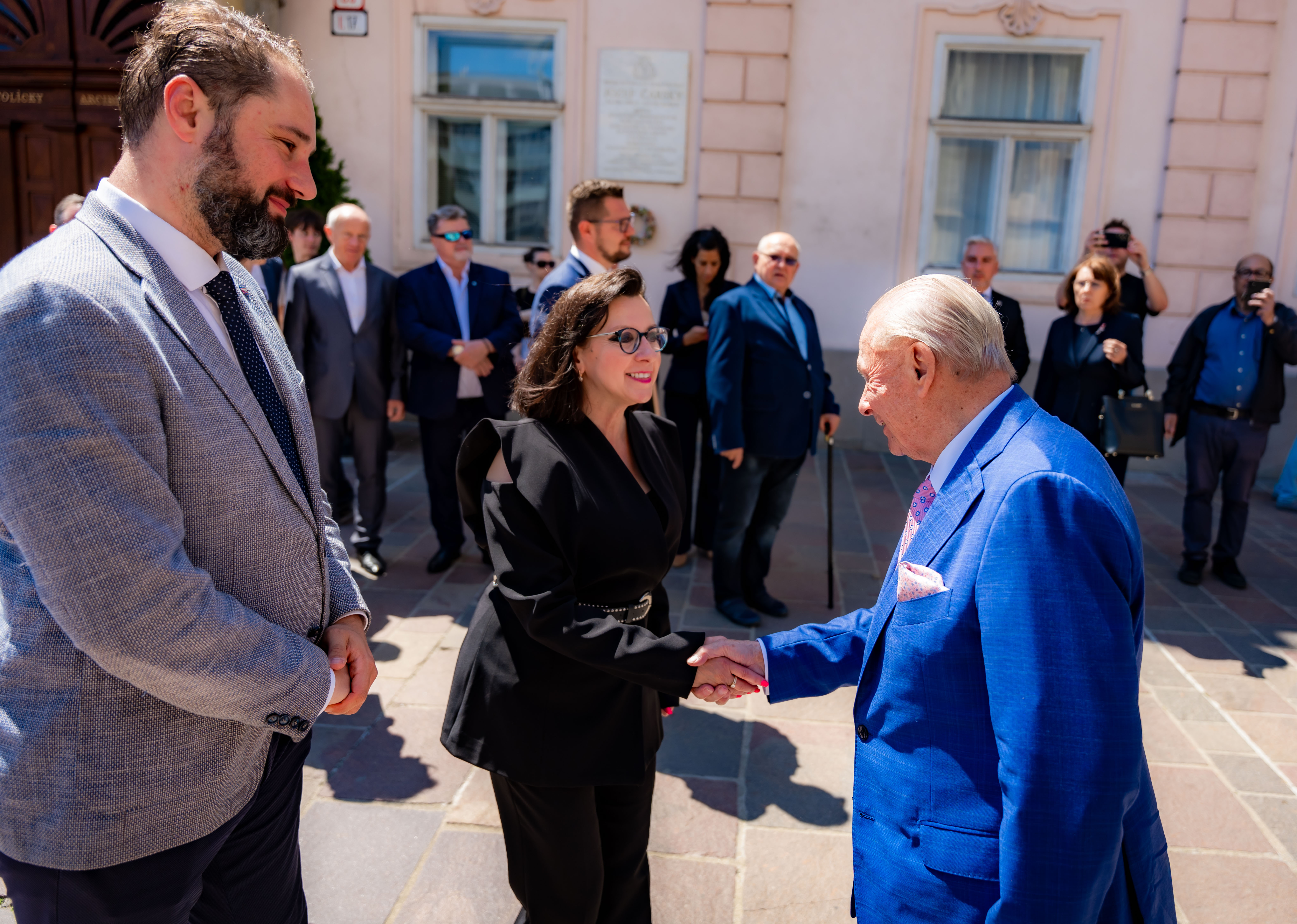 Prezident ZEMAN V Kosiciach so Schusterom -1-3